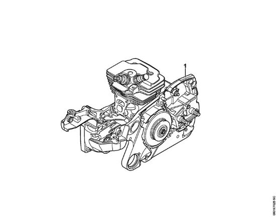 Motosierras de gasolina (MS) MS 362 C-MQ Níºmero de máquinaÂ  de la marca Stihl